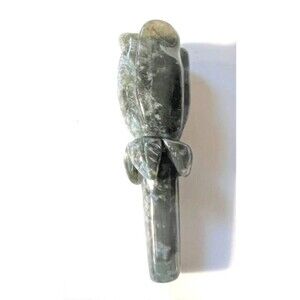 Moss Agate Rose Carving